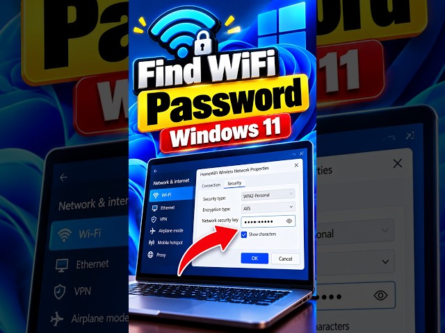 How To Find WiFi Password in Windows 11 ( 2026 )