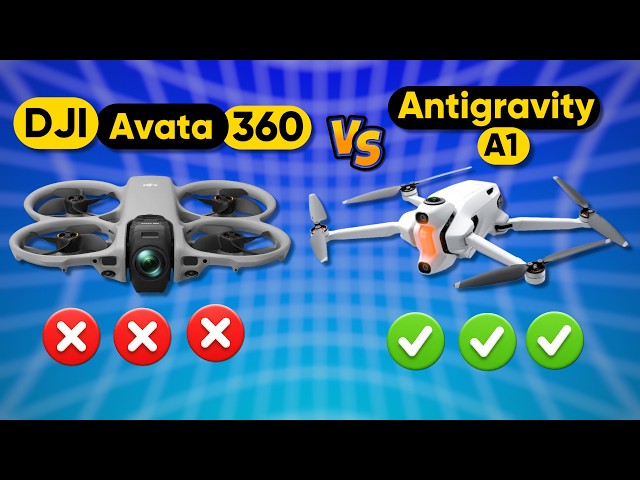 DJI Avata 360 vs Antigravity A1 vs Avata 2 - Which should you buy?