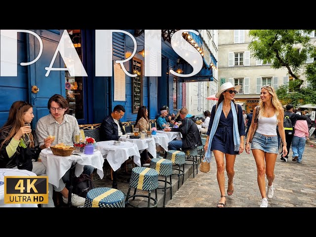🇫🇷Paris 4K 120FPS Walking Tour] Real Paris’s Hot Summer Most Iconic Places 01/August/2026