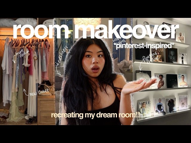 I tried recreating my DREAM PINTEREST GIRL ROOM in a week (EXTREME room makeover)