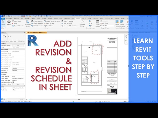 How to Add Revisions & Revision Schedule in Revit | Revit Tutorial