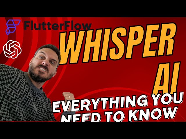 Connect Whisper AI with @FlutterFlow - Speech to text