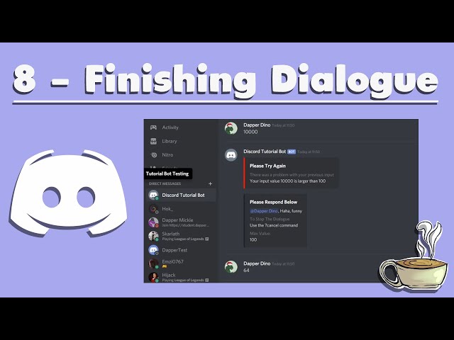 How To Make A C# Discord Bot - Finishing The Dialogue Handler - Part 8