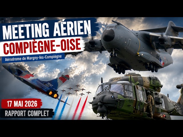 Meeting Aérien Compiègne - Oise 2026  . Rapport 17-05-2026 Points Forts .Airshow 2026 .4Kᵁᴴᴰ