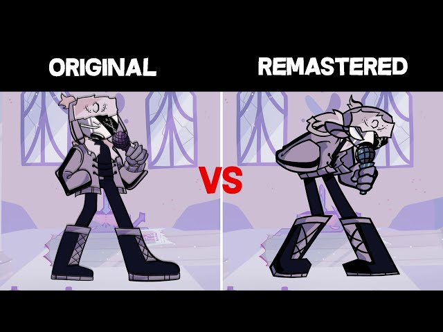 Ruv Original Vs Remastered Friday Night Funkin Mod Showcase Sarvente's Mid-Fight Masses
