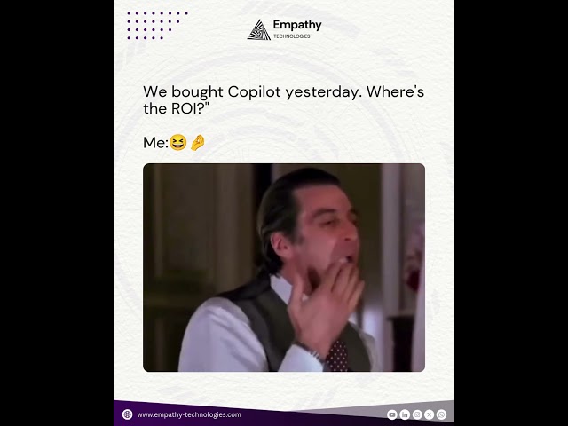 POV: Client Wants Copilot ROI After Just 1 Day 😭😂#copilot #memes