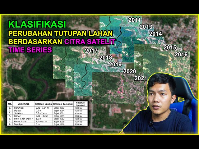 Tutorial Klasifikasi Perubahan Penutupan Lahan melalui Peta Citra Satelit Time Series