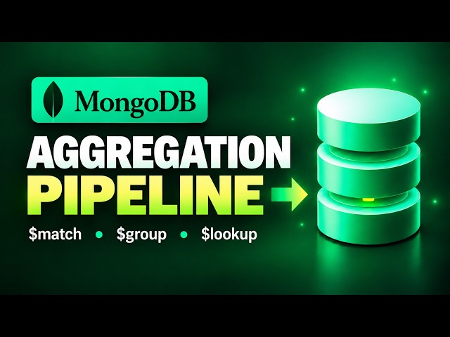 MongoDB Aggregation Pipeline in Hindi (2026) 🔥| $match, $group, $project, $lookup Explained