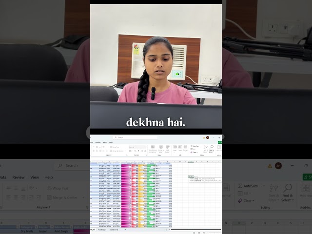 Excel INDEX Function in Hindi | How to Use INDEX Formula in Excel | Excel Shorts