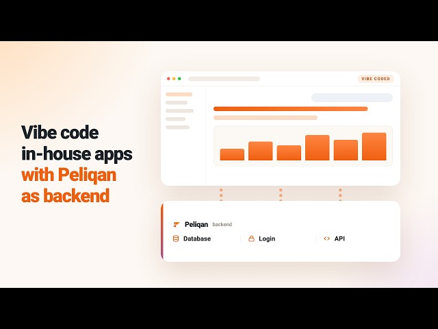 Vibe Code In-house Apps With Peliqan as the Backend