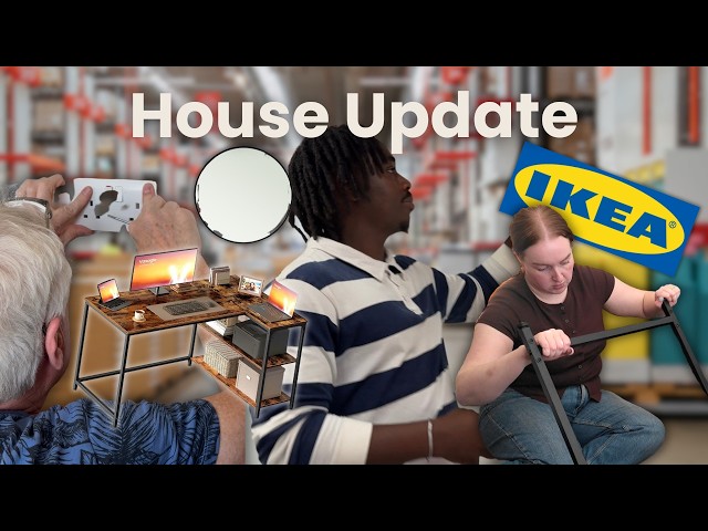 5 Day House Update, Desk Building, A Trip To Ikea & New Plug Sockets!