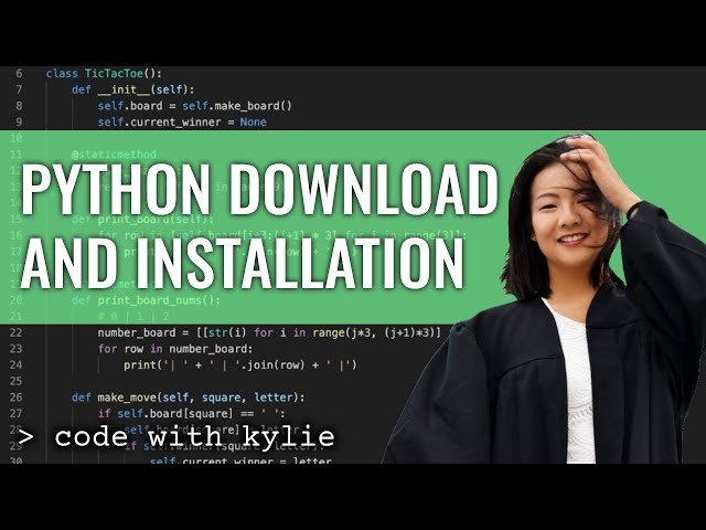 Python Installation and Setup | Getting started with Python | Code with Kylie #1