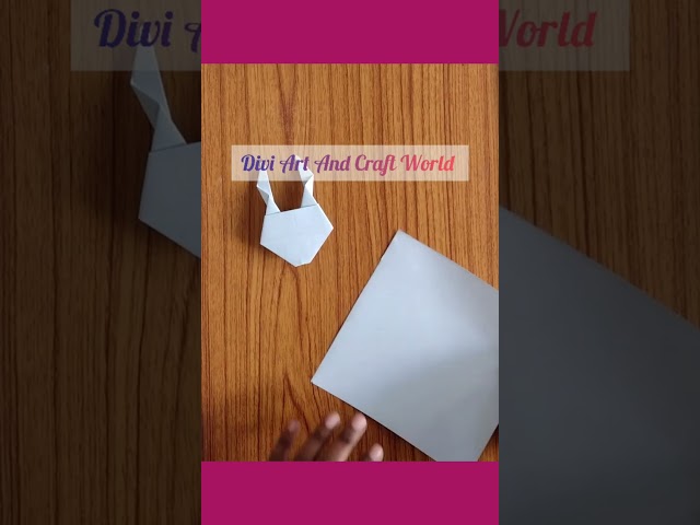 How to make paper Reindeer 🦌 / origami / christmas craft #shorts