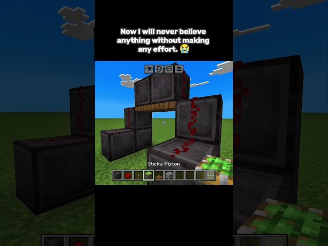 Now I will never believe everything without making any effort. 😭! #viral #treding #video #minecraft