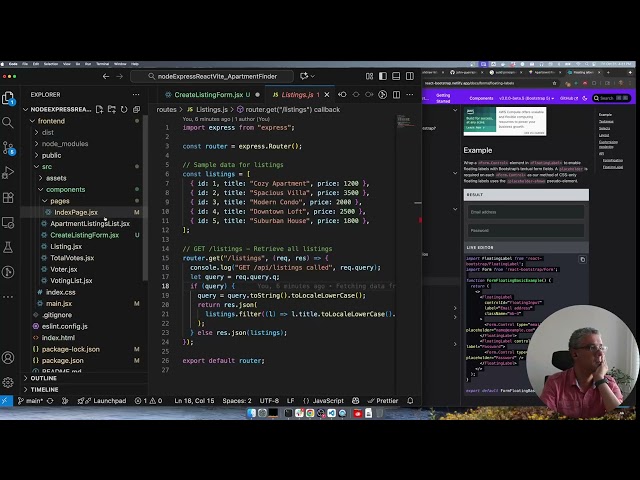 NU WebDev W9 07 React Bootstrap, forms and useCallback