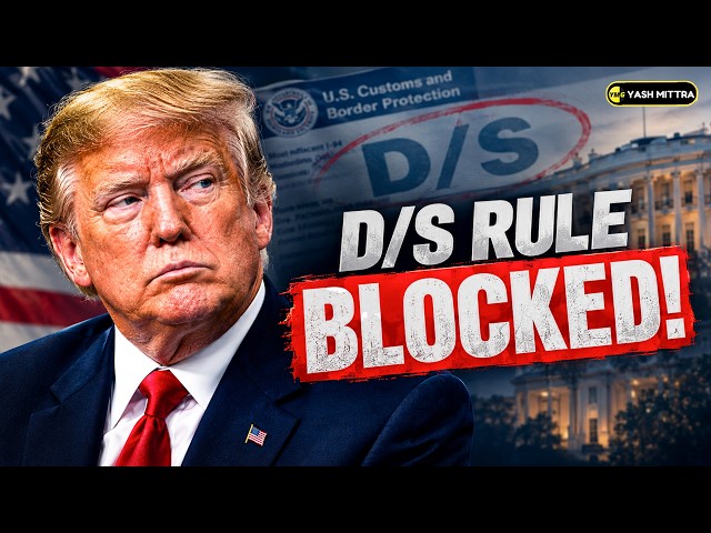 F-1 D/S RULE BLOCKED! HUGE Relief for Indian Students