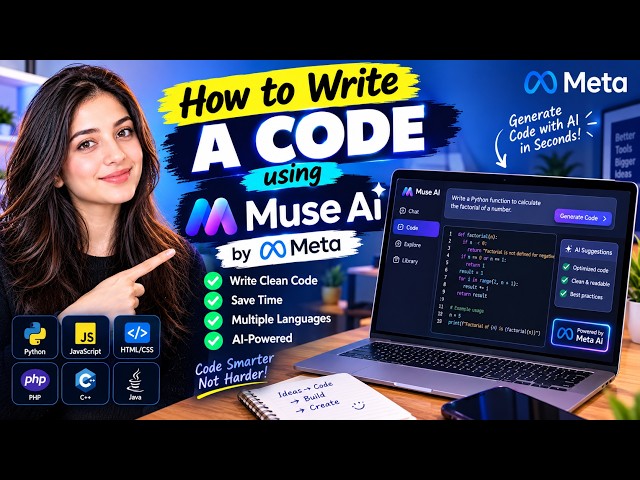 How to write a code using Muse AI by Meta 2027