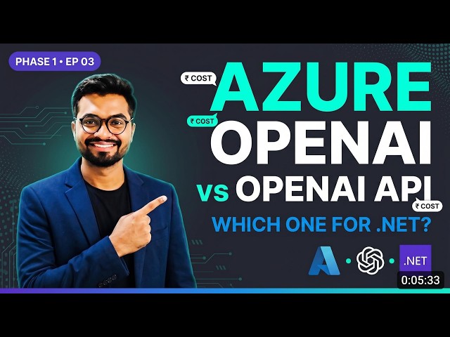 Build AI Apps with Azure OpenAI & OpenAI in .NET (2026) | ASP.NET Core Web API | EP03