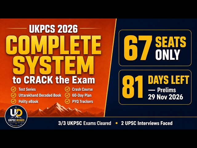 UKPCS 2026: 81 Days to Crack - My Complete Preparation System