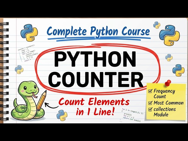 What is Python Counter? 🔥 | Collections Counter | Python Tutorial