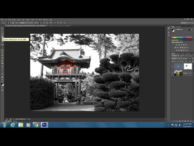 Photoshop Tutorial-  Color Accenting
