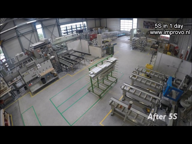 Factory makeover 5S in 1 day by IMPROVO continuous improvement