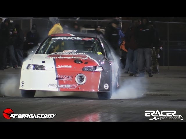 Street Fighter Finals - WORLD RECORD SpeedFactory / Comp Clutch Civic James Kempf 7.91 @ 196mph