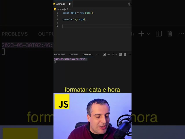 FORMATAR DATA E HORA - JAVASCRIPT #shorts #javascript #reactjs #vuejs