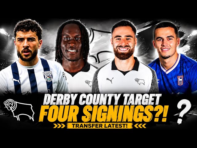 DERBY COUNTY TRANSFER LATEST! 😱 Johnston, Mehmeti, Brereton Díaz & Ozoh!