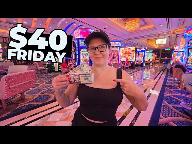I Put $40 in 5 Brand New Slot Machines in Las Vegas!!