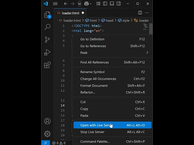 HTML loader