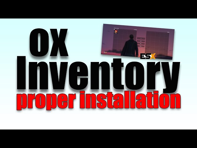 How to install Ox inventory Ox target Ox lib for esx legacy - explained step by step | fivem
