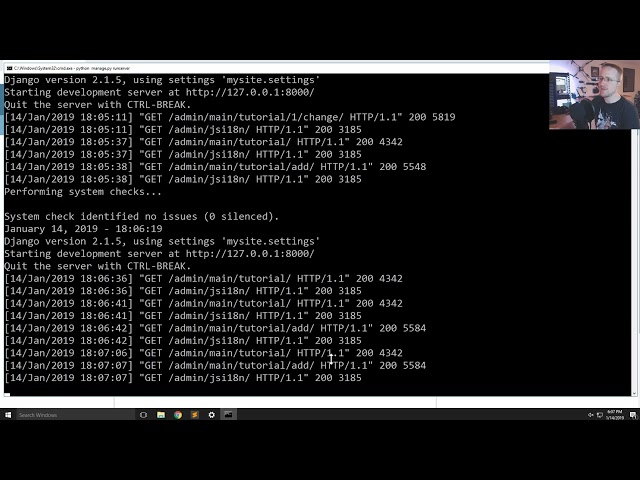 Admin and Apps   Django Web Development with Python p 3