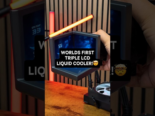 The FIRST Liquid Cooler to offer a TRIPLE LCD Display! 🤯