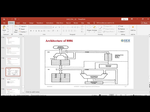 Case Study 8086 Microprocessor