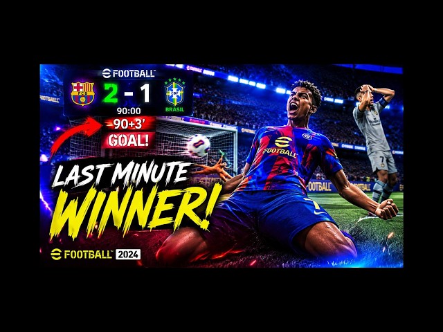 I Pulled Off a MIRACLE Goal in the 90th Minute! 🤯#fifa #shorts #efootball #firstupload #pes #soccer
