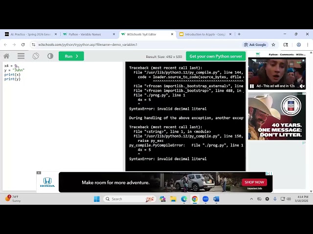 Intro to Python Programming: Variables, Strings, Operators