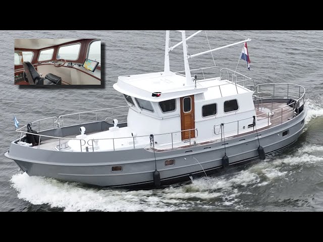 THIS is the ONLY Trawler Yacht of its kind! €245,000 Steel Pilothouse