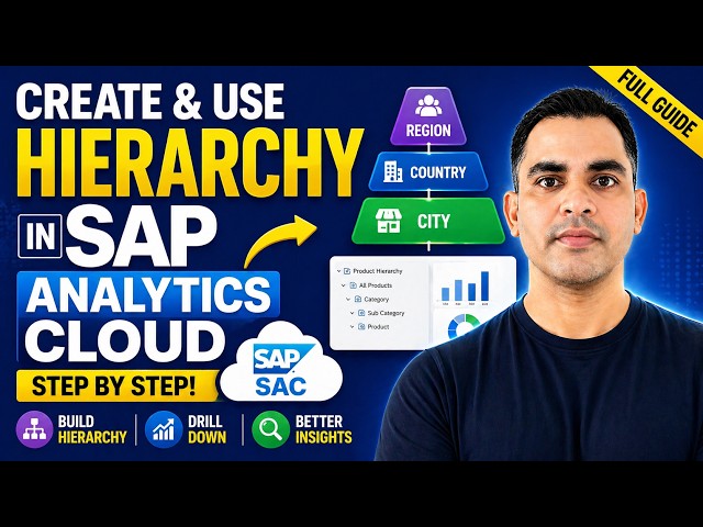 How to Create Hierarchy and Use Hierarchy in SAP Analytics Cloud | Guided Step-by-Step