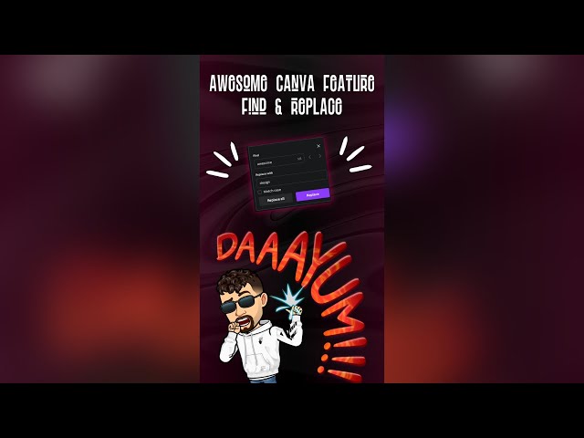 🔥Awesome Canva Feature | Find & Replace text in Canva | New Stuff in Canva