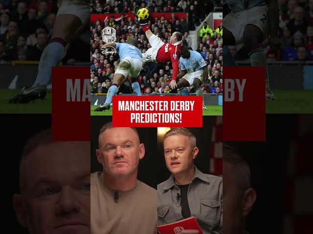 Do you agree with Wayne and Mark's optimism ahead of today's Manchester derby?