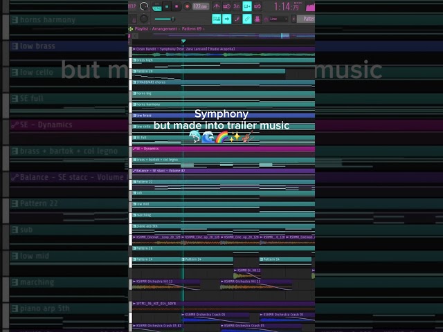 what if symphony... was a symphony? 🤔🐬 #symphony #cleanbandit #dolphin #orchestral #flstudio