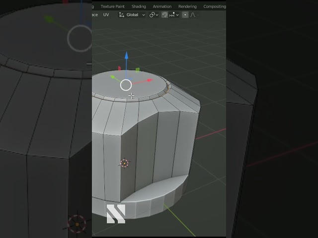 Blender tip#57 How would you model this? #blenderforbegginer #tips