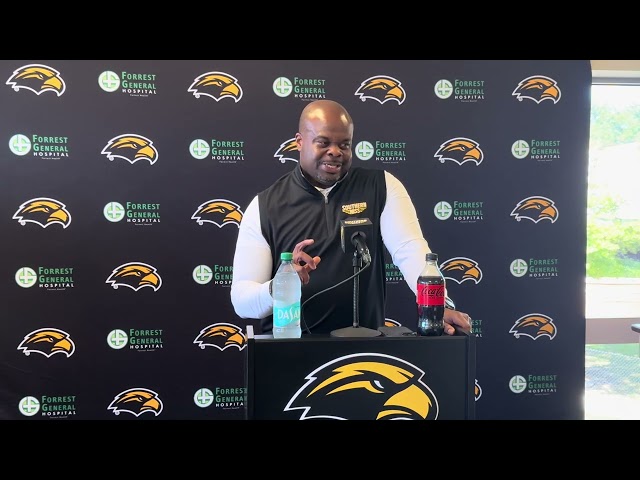 Southern Miss Football | Charles Huff speaks to media before trip to Louisiana
