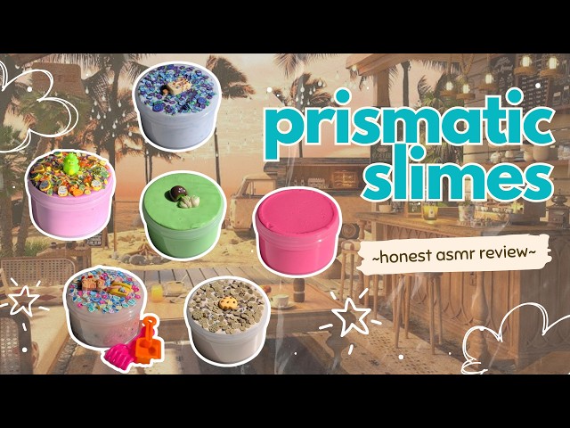 unboxing & reviewing my $150 slime haul from prismatic slimes!