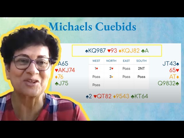 Michaels Cuebids in Bridge - with Antara Keelor