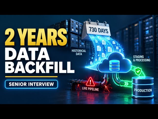 Backfilling Historical Data at Scale Senior Data Engineering Interview