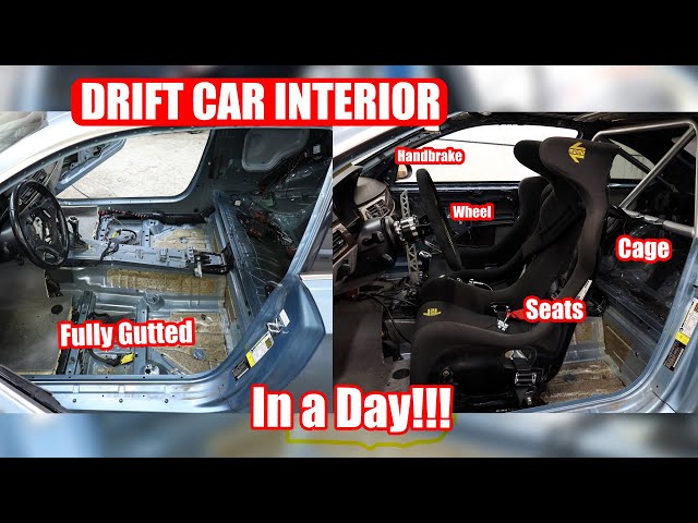Caging the $2500 BMW E92 DRIFT CAR – Full Drift Interior Build! | EP3