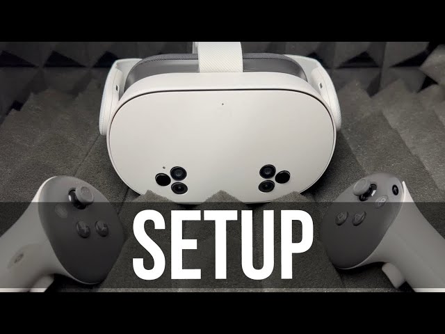 Meta Quest 3S VR Headset Setup Manual Guide