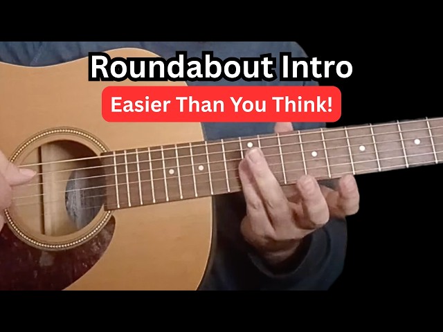 The Roundabout Intro Is Not That Hard! Guitar Lesson